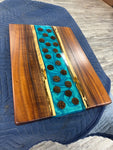 Acacia Epoxy Pod Charcuterie Board