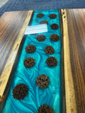 Acacia Epoxy Pod Charcuterie Board