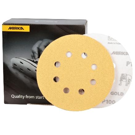 Mirka Gold 6" Sandpaper 400 grit