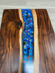 Epoxy Resin Charcuterie Board Arizona Acacia Wood