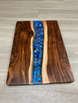 Epoxy Resin Charcuterie Board Arizona Acacia Wood